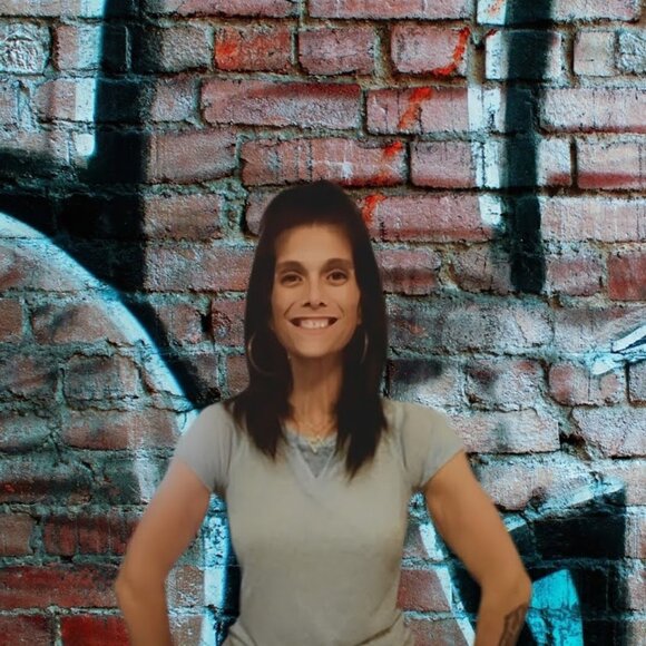 Allison Brittney Tunic Top - Size Small - Aqua Heathered Knit w/ Teal Accents - Picture 2 of 7